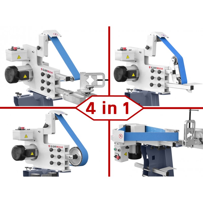 Universal Belt Grinding Machine for Metal CORMAK STU75 | Industrial Belt Grinder | CORMAK
