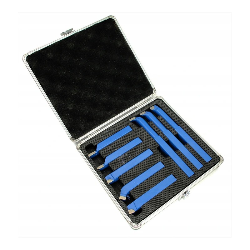 Brazed Lathe Turning Tool Set 16x16mm – 8 pcs | CORMAK