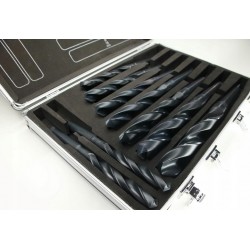 HSS Metal Drill Bit Set 14.5–30mm with Morse Taper MK2 & MK3 | CORMAK