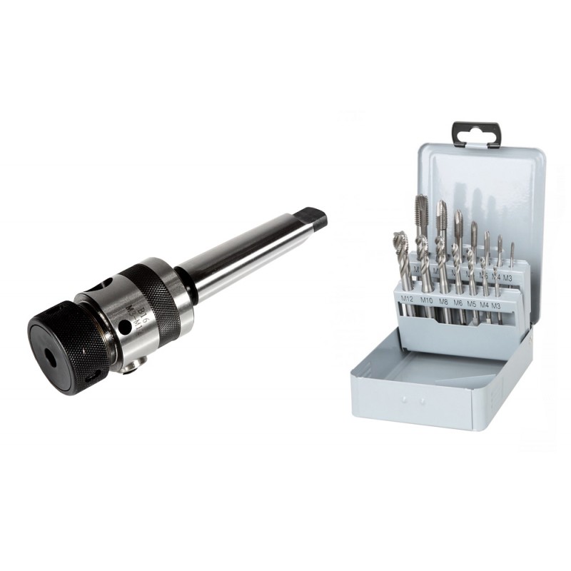 Tapping Set M3–M12/B16 with Through and Blind Hole Taps | CORMAK
