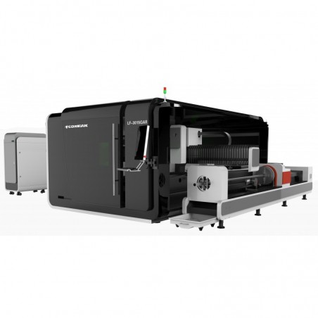 Tube and Profile Fibre Laser Cutter CORMAK LF3015GAR with Cutting Attachment | CORMAK