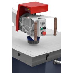 Sheet Metal Deburring and Polishing Machine CORMAK SZLIFMASTER-E | Magnetic Table | CORMAK