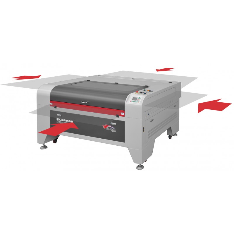 CO₂ Laser Cutter and Engraver CORMAK LC1390Z | 1300x900 mm | CORMAK