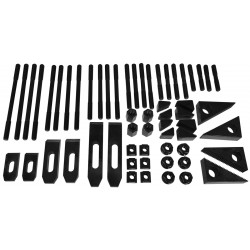 M12 Clamping Kit for 14mm T-Slots 58 pcs | Milling Table Fixture Set | CORMAK