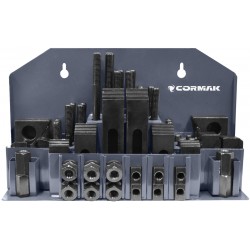 M12 Clamping Kit for 14mm T-Slots 58 pcs | Milling Table Fixture Set | CORMAK