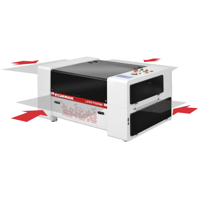 CO₂ Laser Engraver and Cutter CORMAK LC5070ZD1 | Industrial Laser Machine | CORMAK