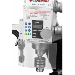 Drilling–Milling Machine CORMAK HK25L VARIO | Compact Variable Speed | CORMAK