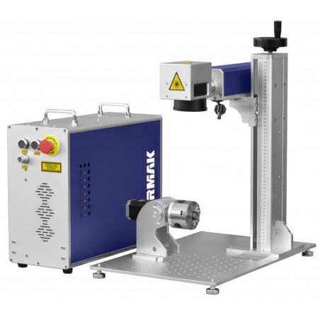 Fibre Laser Marker CORMAK LF20W 200x200 with Rotary Axis | CORMAK