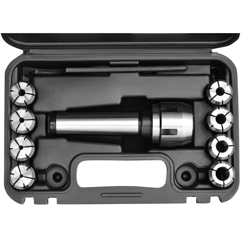 Collet Chuck & Collets Set CORMAK 4MT with 8 × ER Collets 4–16 mm | CORMAK