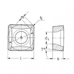 Turning Insert CORMAK SCMT1204 Set 10 pcs | CORMAK