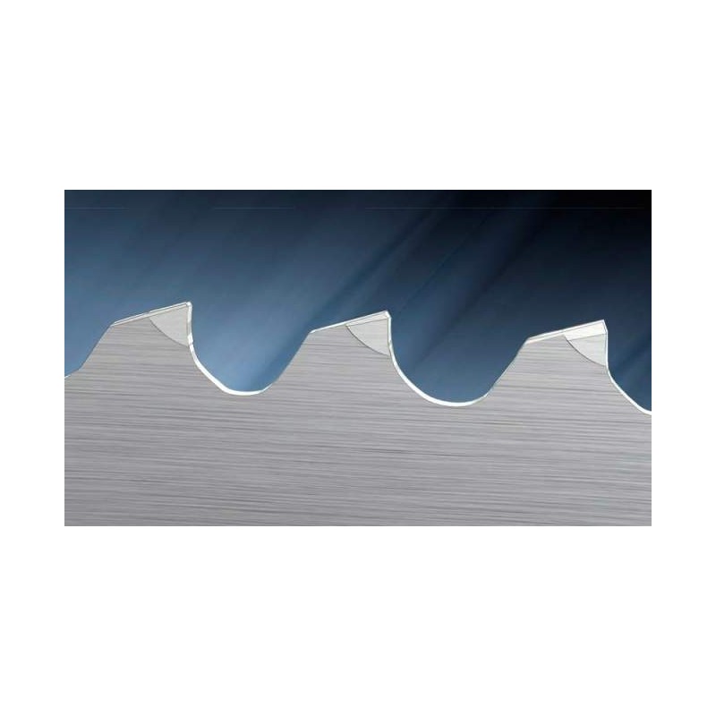 Band-saw with cutting edges of sintered carbides HM-Titan MUSN