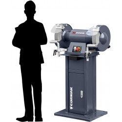Double-Disc Bench Grinder CORMAK M300S with Stand | CORMAK