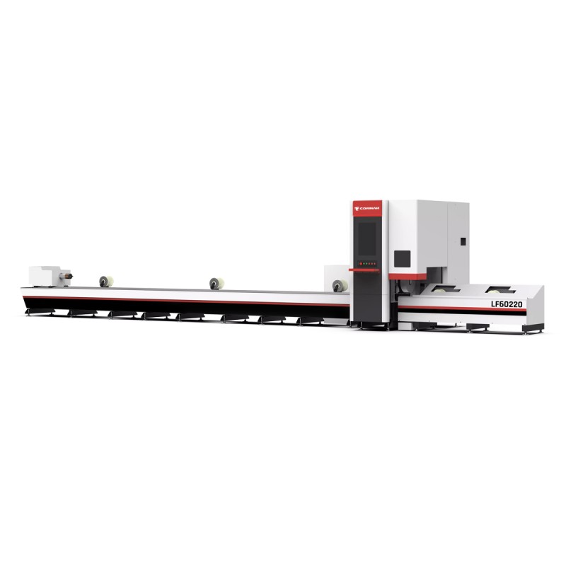 Fibre Laser Cutter for Tubes and Profiles CORMAK LF60220 with Semi-Automatic Feeder | CORMAK