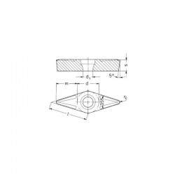 Turning Insert CORMAK VBMT11 Set 10 pcs for Steel and INOX | CORMAK
