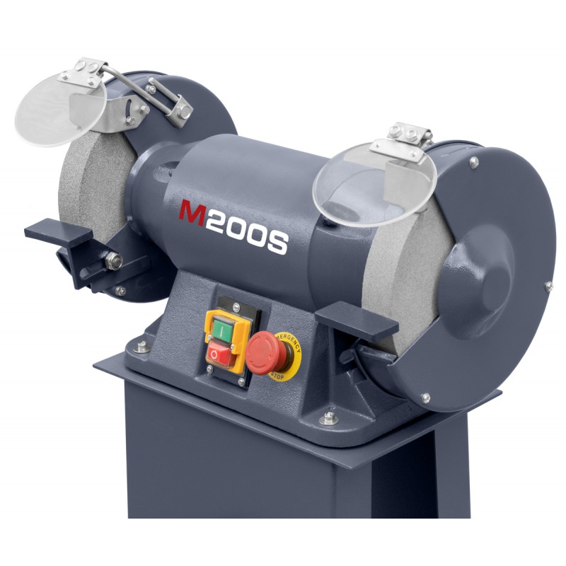 Double-Disc Bench Grinder CORMAK M200S with Stand | CORMAK