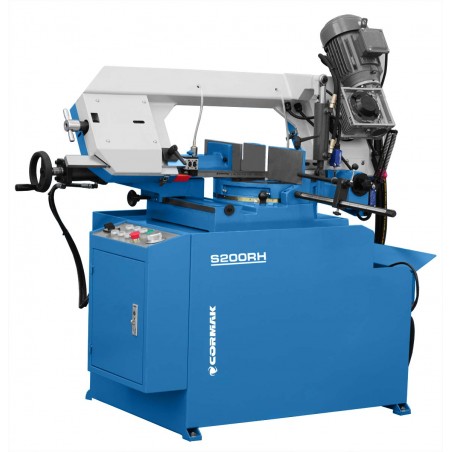 Semi-Automatic Metal Bandsaw CORMAK S200RH | Swivel-Head Industrial Saw | CORMAK