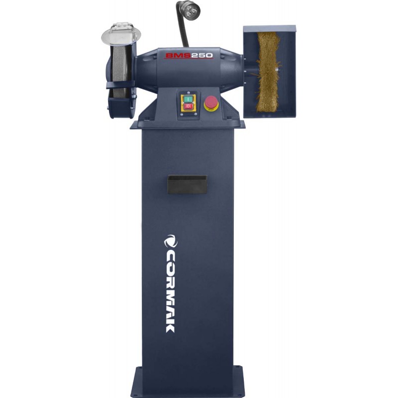 Multifunctional Disc and Brush Grinder CORMAK BMS250 with Stand | CORMAK