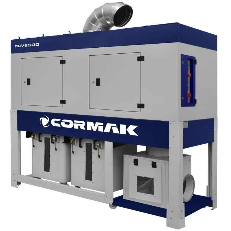 Industriële afzuiginstallatie voor stof en houtspaanders CORMAK DCV6500TC VIBER