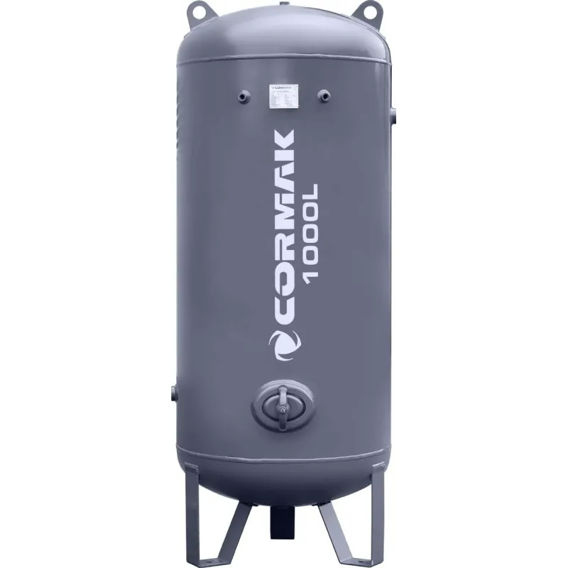 Verticale drukvat voor perslucht voor een compressor, 25 bar, 1000 l