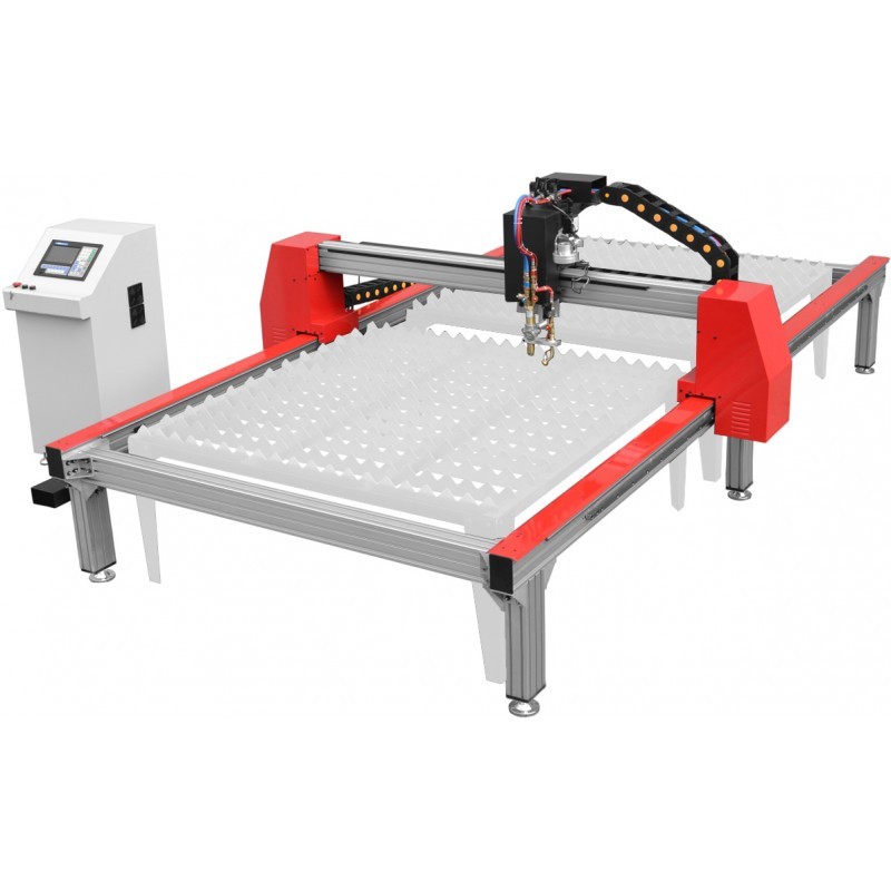 CNC Plasma and Oxy-Fuel Cutting Machine PW-1530 AST 1500×3000 + LUFT 1000 Compressor + SPARTUS® ProCUT 125CNC | CORMAK