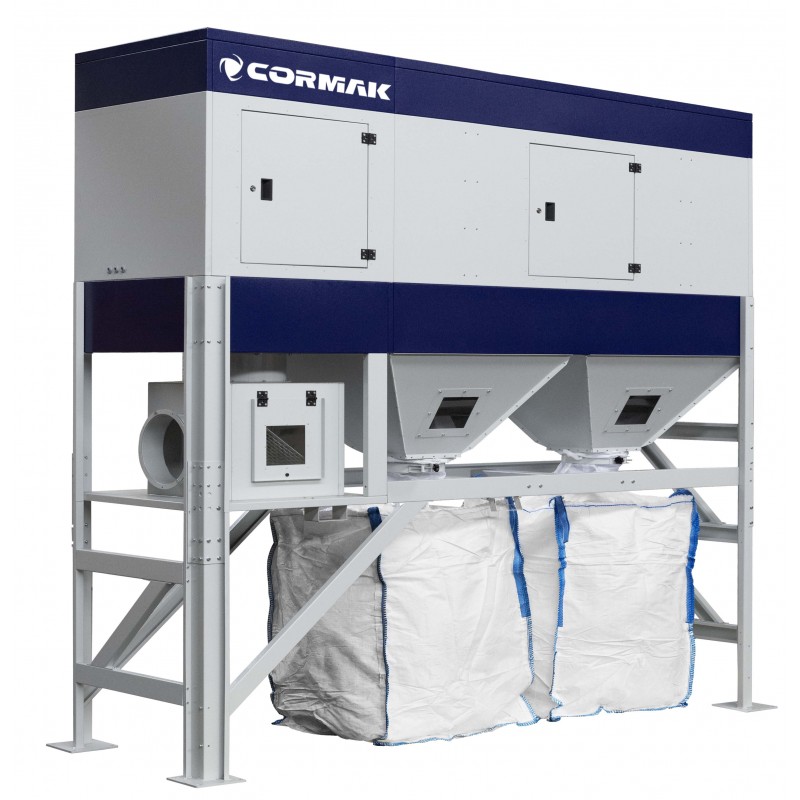 Industrial Wood Dust and Chip Extractor CORMAK SCV11300TC VIBER BIG-BAG | Central Extraction System | CORMAK
