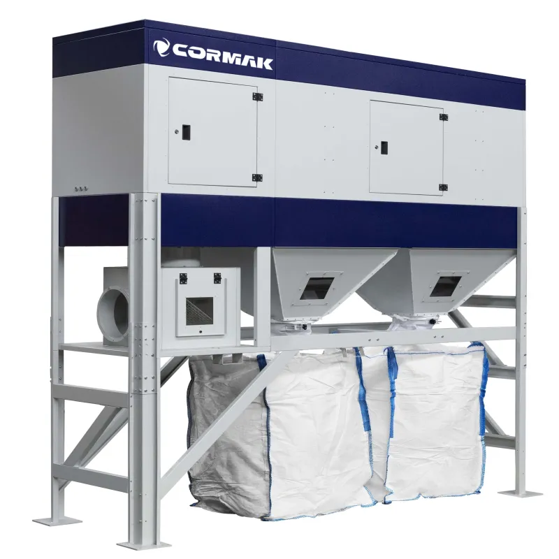 Industriële afzuiginstallatie voor stof en houtspaanders CORMAK SCV11300TC VIBER BIG-BAG