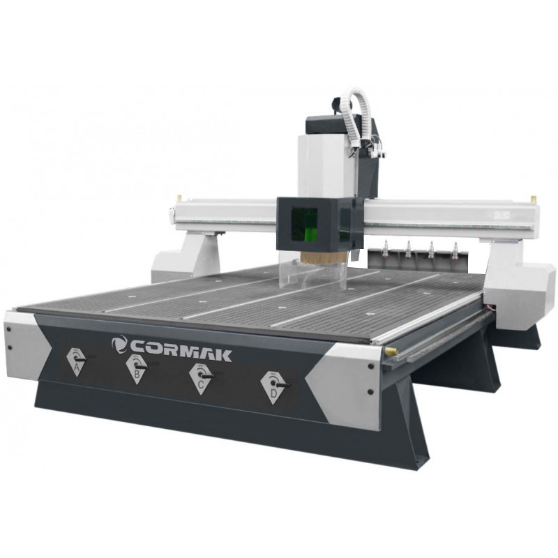 CNC Milling Machine / CNC Router CORMAK C1325 ATC 1300x2500 | Automatic Tool Changer | CORMAK