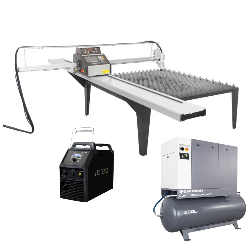 CNC Plasma and Oxy-Fuel Cutting Machine CORMAK ZZ 1500x3000 + LUFT 1000 + 125CNC | CORMAK