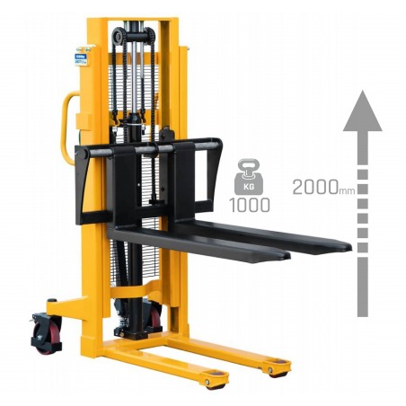 Hydraulic Manual Pallet Stacker CORMAK WRHS1020 1000kg 2000mm | CORMAK