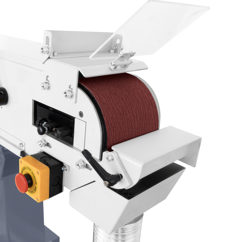 Belt Grinder for Metal with Dust Extraction CORMAK BS150-200 | CORMAK