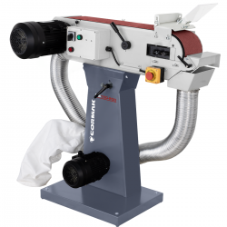 Belt Grinder for Metal with Dust Extraction CORMAK BS150-200 | CORMAK