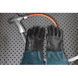 Sandblaster Cabinet 350L Top-Opening for Profiles + DC15 | CORMAK