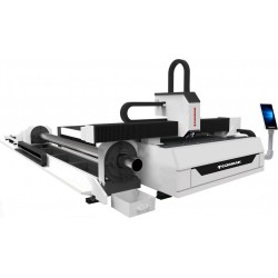 Fibre Laser Cutter with Tube and Profile Attachment CORMAK LF3015EPR 1000W | CORMAK