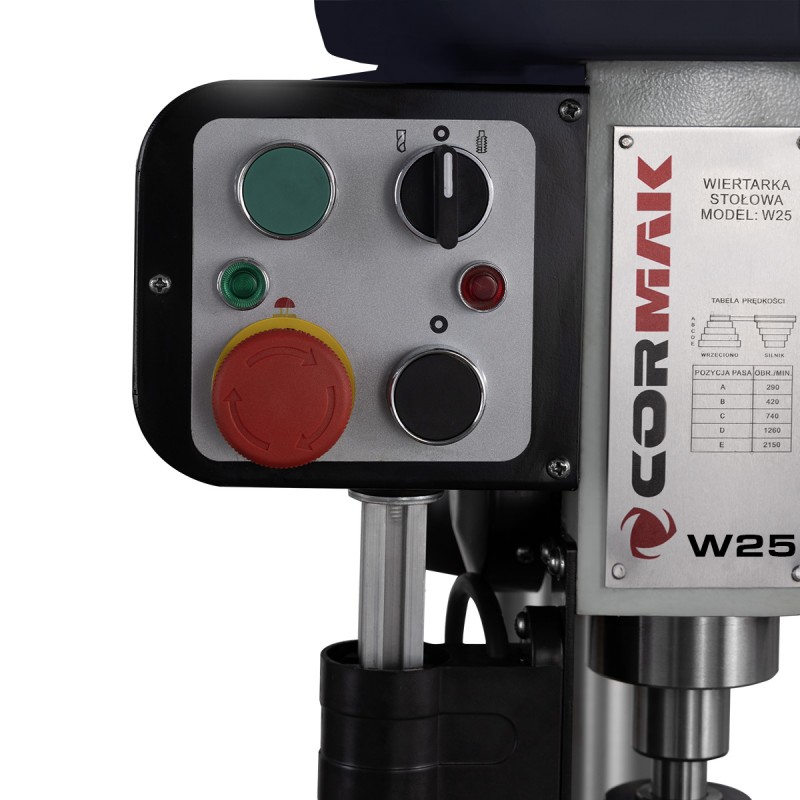 Bench Drill CORMAK WS16 – column drill with tapping function | CORMAK