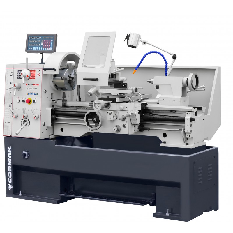 Universal Lathe CORMAK 410x1000 with 3-Axis Digital Readout | CD6241/1000