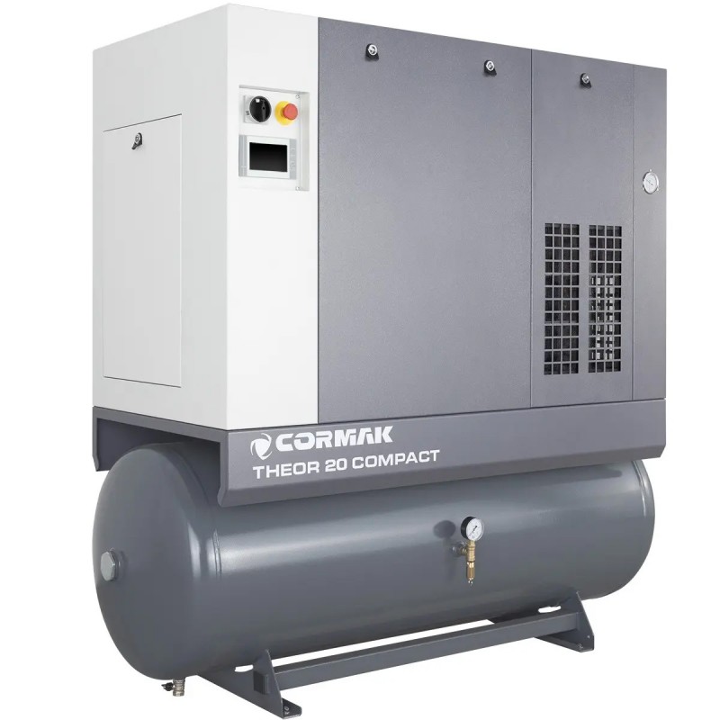 Screw Compressor CORMAK THEOR 20 COMPACT 15kW 10bar with Air Dryer