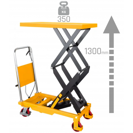 Platform Scissor Lift Trolley CORMAK TA3510 350kg 1300mm | CORMAK