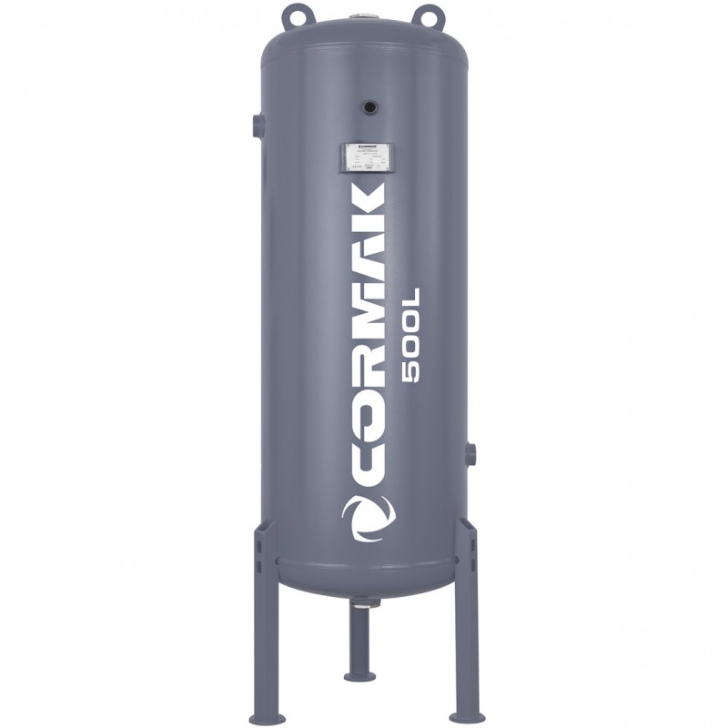 Vertical Air Tank 500L 16 bar with Accessories | CORMAK