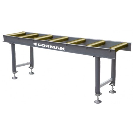 Roller Conveyor 1.86m with 7 Rollers CORMAK | Industrial Roller Track | CORMAK