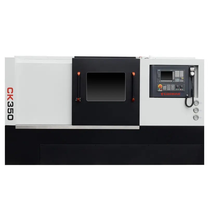 CNC Lathe CORMAK CK350x750 Hydraulic Chuck 12 Tools SIEMENS SINUMERIK 808D | CORMAK