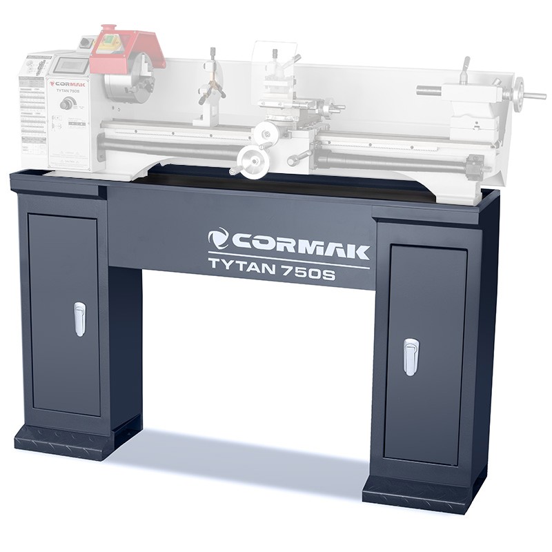Lathe Base CORMAK TYTAN 220x750S VARIO 230V – durable machine base for precision lathes | CORMAK