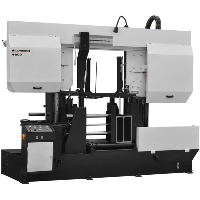 Semi-Automatic Metal Bandsaw CORMAK BS1200H | Dual-Column Industrial Saw | CORMAK
