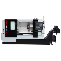 CNC Lathe CORMAK CK7160X1000 Hydraulic Chuck 12 Tools SIEMENS SINUMERIK 808D | CORMAK