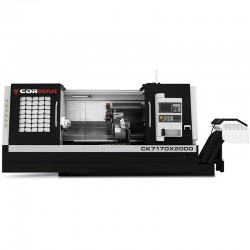 CNC Lathe CORMAK CK7170X2000 LT12 Hydraulic Chuck BMT45 12-Position Tool Turret SIEMENS SINUMERIK 808D | CORMAK