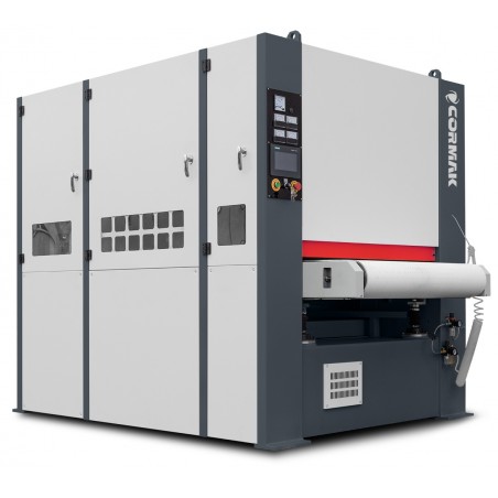 Wide Belt Metal Deburring and Edge Rounding Machine CORMAK SG1000H | CORMAK