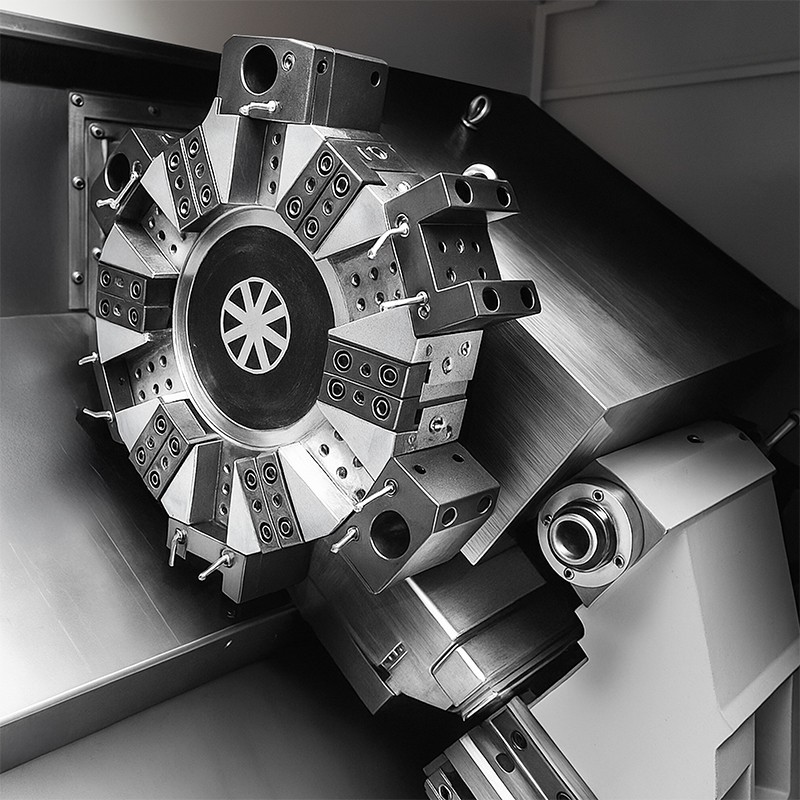CNC Lathe CORMAK CK7170X3000 Hydraulic Chuck BMT45 12-Position Tool Turret SIEMENS SINUMERIK 808D