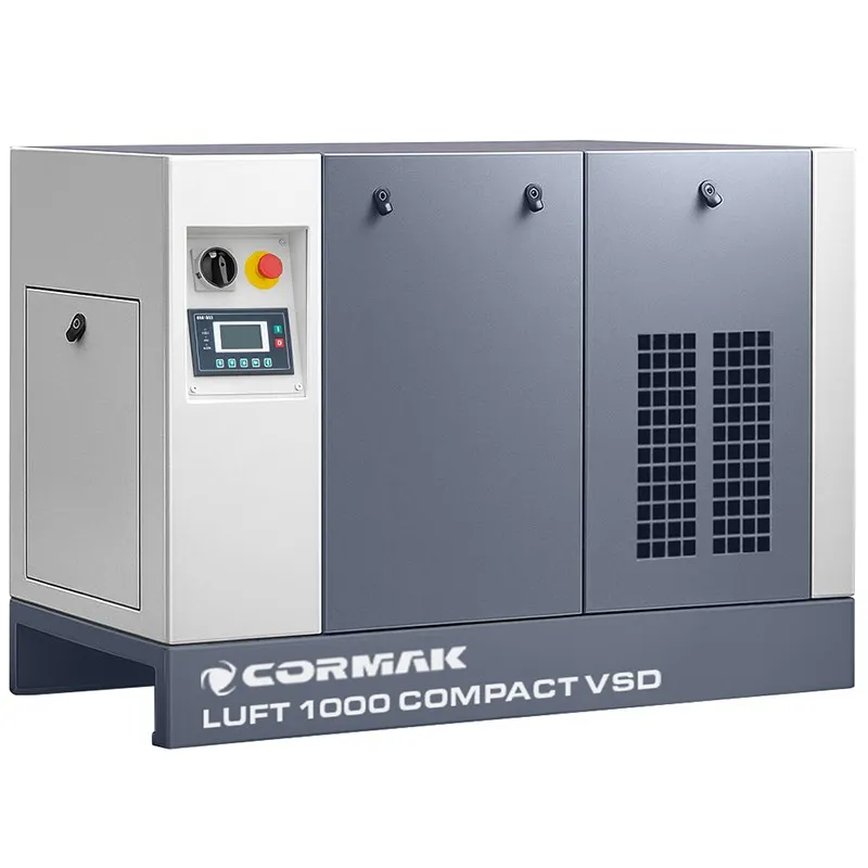 Schroefcompressor met droger en frequentieomvormer - LUFT 1000 VSD COMPACT 7,5 kW - 950 l/min