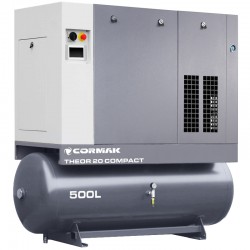 Screw Compressor CORMAK THEOR 20 COMPACT 15kW 10bar with Air Dryer