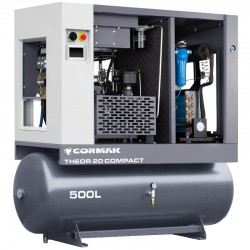 Screw Compressor CORMAK THEOR 20 COMPACT 15kW 10bar with Air Dryer