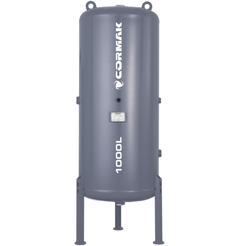 High-Pressure Screw Compressor 15kW 20bar + Dryer + 1000L Tank | CORMAK